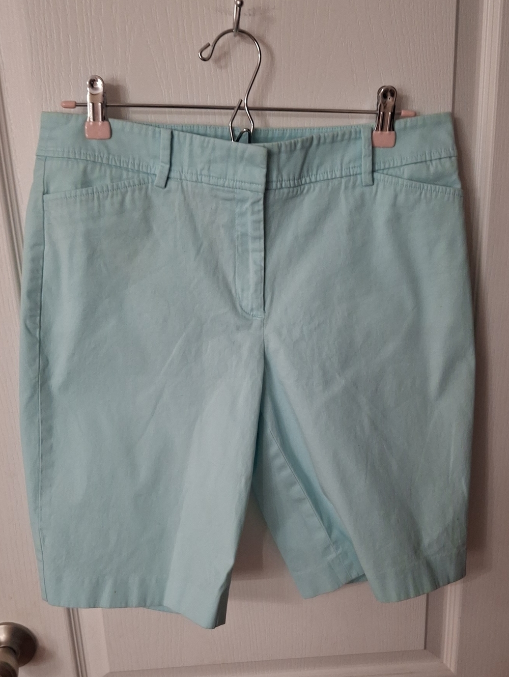 Women's Light Blue Chino Shorts